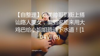 【自整理】欧美帅哥到街上搭讪路人美女，骗到家里来用大鸡巴给小姐姐疏通下水道！[104V] (8)