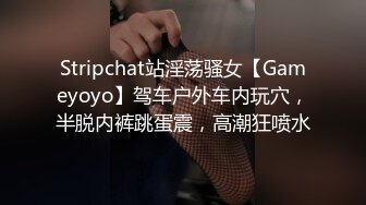 Stripchat站淫荡骚女【Gameyoyo】驾车户外车内玩穴，半脱内裤跳蛋震，高潮狂喷水