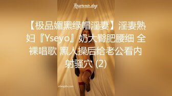 【极品媚黑绿帽淫妻】淫妻熟妇『Yseyo』奶大臀肥腰细 全裸唱歌 黑人操后给老公看内射骚穴 (2)